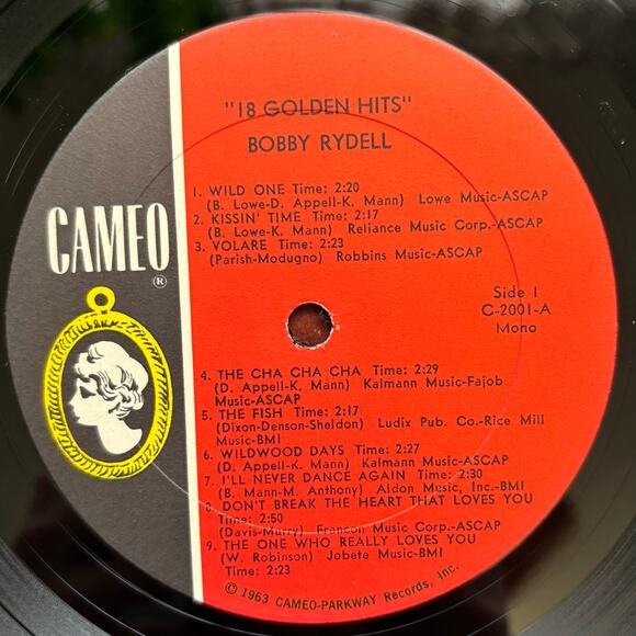 Vintage Cameo 1963 Bobby Rydell 18 Golden Hits - Picture 5 of 10